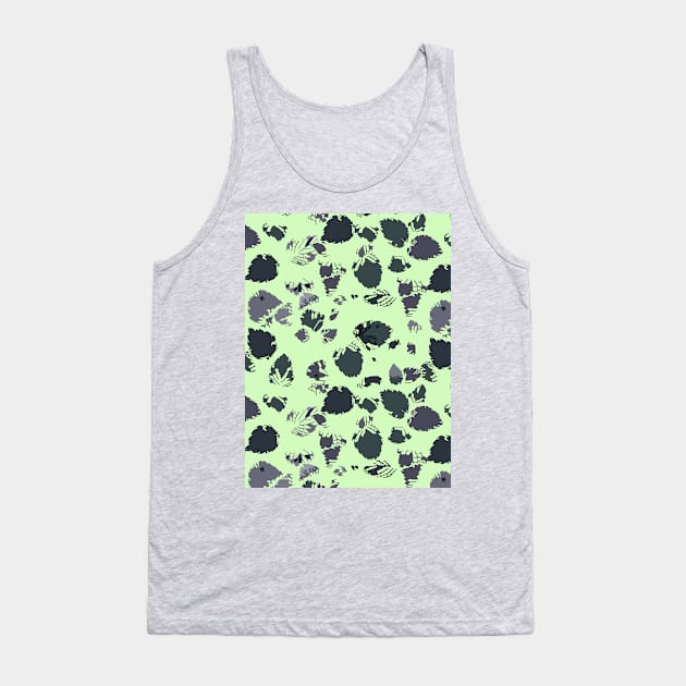 Leaf Pattern Tank Top by Rohit929